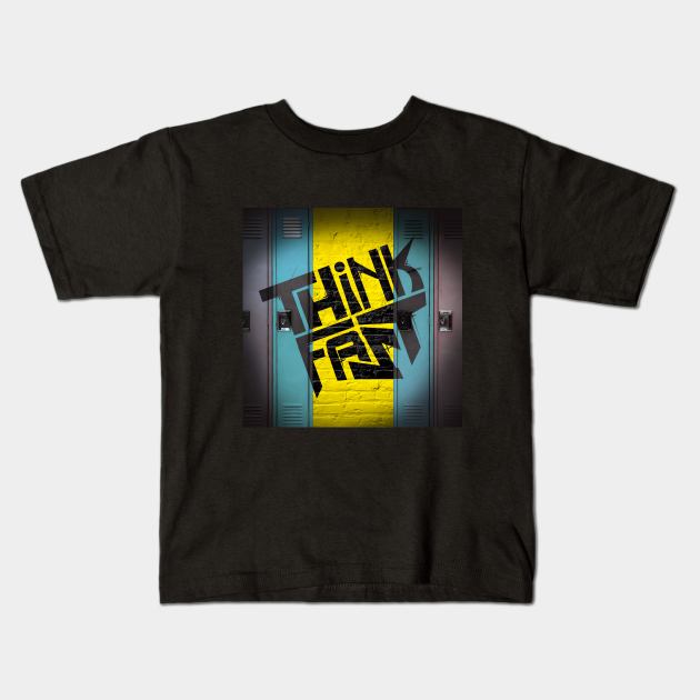 Think Fast - Podcast Art Kids T-Shirt by Dayton Writers Movement: Audio Dramas